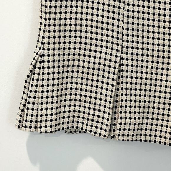 Ann Taylor Loft Polka Dot Pleated Pencil Skirt Size 6 Petite NWOT - Picture 9 of 12